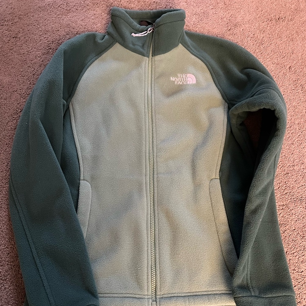 The North Face Women’s Jacket - Green and Gray